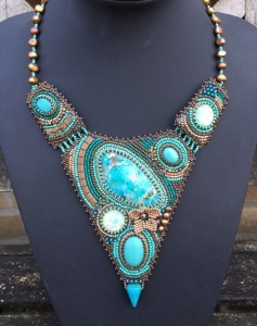 Ketting Pointy Turquoise 1